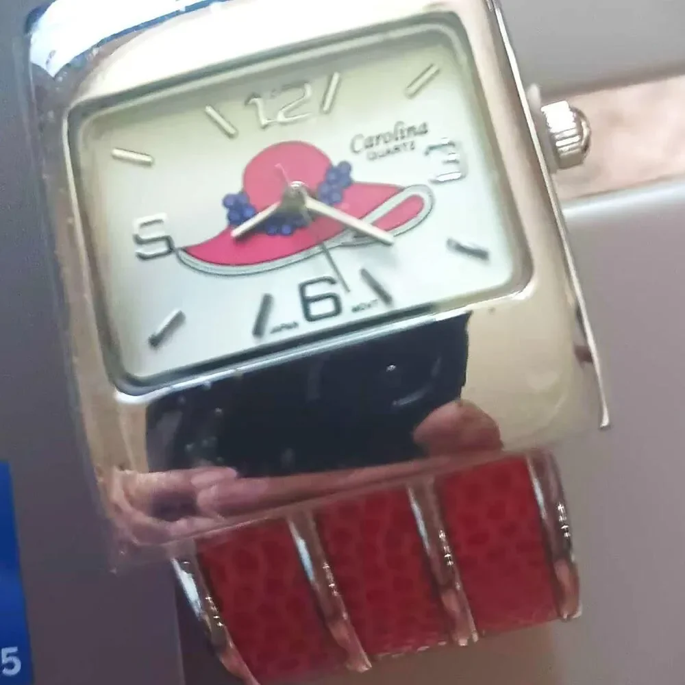 Carolina Women's Red and Pink Watch